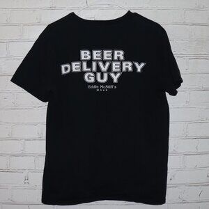 🖤 “Beer Delivery Guy – Eddie McStiff’s Moab” Graphic Tee · Men’s Large · Black